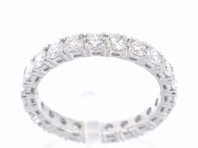 Witgouden alliance ring briljant 2.00 ct - afbeelding 1 van  10