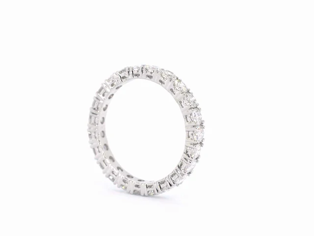Witgouden alliance ring briljant 2.00 ct - afbeelding 6 van  10