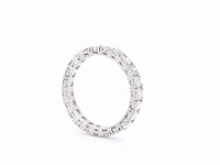 Witgouden alliance ring briljant 2.00 ct - afbeelding 6 van  10