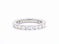 Witgouden alliance ring briljant 2.00 ct - afbeelding 8 van  10