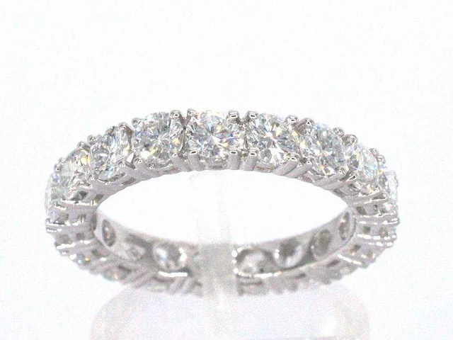 Witgouden alliance ring diamant 3.00 ct - afbeelding 1 van  10