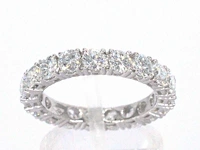 Witgouden alliance ring diamant 3.00 ct