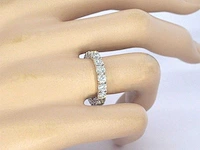 Witgouden alliance ring diamant 3.00 ct - afbeelding 3 van  10