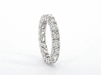 Witgouden alliance ring diamant 3.00 ct - afbeelding 5 van  10