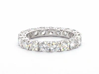 Witgouden alliance ring diamant 3.00 ct - afbeelding 8 van  10