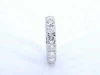 Witgouden alliance ring diamant 4.00 ct - afbeelding 7 van  10