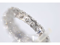 Witgouden alliance ring met diamanten 4.50 carat - afbeelding 7 van  9