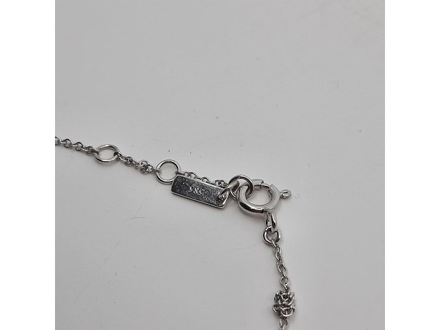 Witgouden armband, 14 karaats, gassan - afbeelding 5 van  9