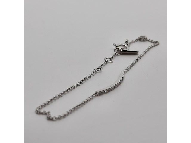 Witgouden armband, 14 karaats, gassan - afbeelding 7 van  9