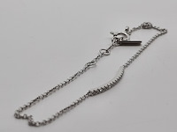 Witgouden armband, 14 karaats, gassan - afbeelding 7 van  9