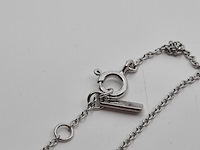 Witgouden armband, 14 karaats, gassan - afbeelding 8 van  9