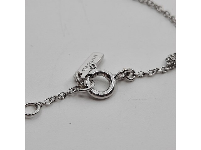 Witgouden armband, 14 karaats, gassan - afbeelding 9 van  9