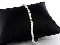 Witgouden armband 3.50 carat diamanten - afbeelding 5 van  9