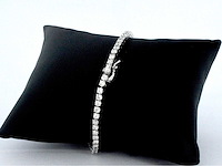 Witgouden armband 3.50 carat diamanten - afbeelding 7 van  9