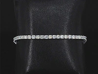 Witgouden armband 5.50 ct diamant - afbeelding 6 van  9