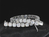 Witgouden armband briljant 18.00 ct