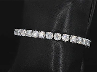 Witgouden armband briljant 18.00 ct - afbeelding 4 van  9