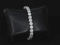 Witgouden armband briljant 18.00 ct - afbeelding 5 van  9