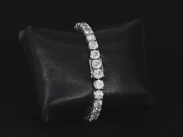 Witgouden armband briljant 18.00 ct - afbeelding 6 van  9
