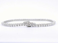 Witgouden armband briljant 4.50 ct - afbeelding 3 van  9