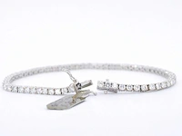 Witgouden armband briljant 4.50 ct - afbeelding 4 van  9
