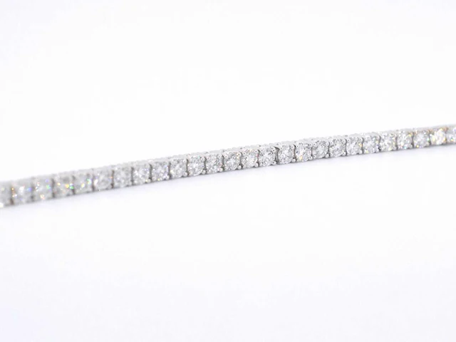 Witgouden armband briljant 4.50 ct - afbeelding 5 van  9