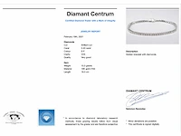 Witgouden armband briljant 5.40 ct - afbeelding 3 van  7