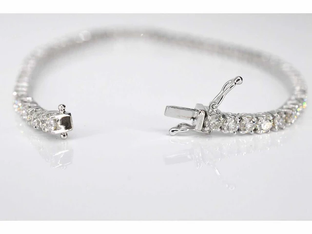 Witgouden armband briljant 5.40 ct - afbeelding 5 van  7