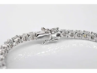 Witgouden armband briljant 5.40 ct - afbeelding 6 van  7