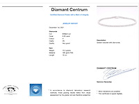 Witgouden armband briljant 6.00 ct - afbeelding 2 van  10