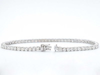 Witgouden armband briljant 6.00 ct - afbeelding 5 van  10