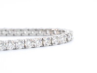 Witgouden armband briljant 6.00 ct - afbeelding 7 van  10