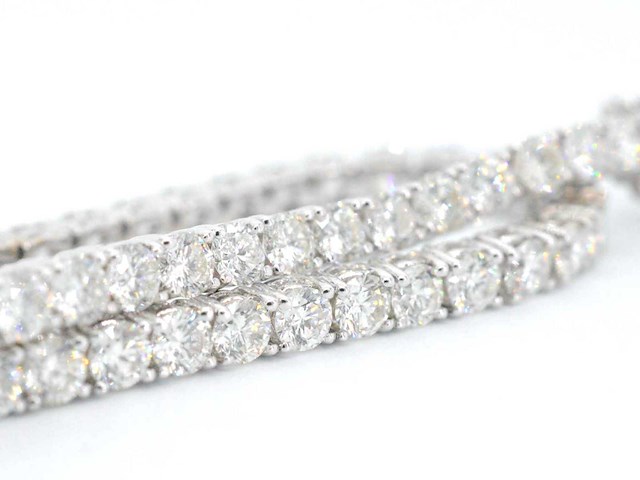 Witgouden armband briljant 6.00 ct - afbeelding 8 van  10