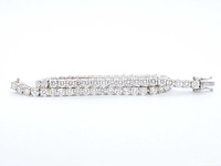 Witgouden armband briljant 6.00 ct - afbeelding 9 van  10
