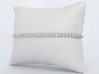 Witgouden armband briljant diamant - afbeelding 7 van  8