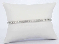 Witgouden armband briljant diamant - afbeelding 8 van  8
