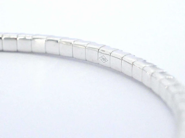 Witgouden armband briljant diamant - afbeelding 2 van  8
