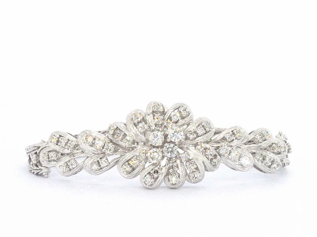 Witgouden armband diamant exclusief - afbeelding 1 van  9