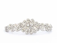 Witgouden armband diamant exclusief