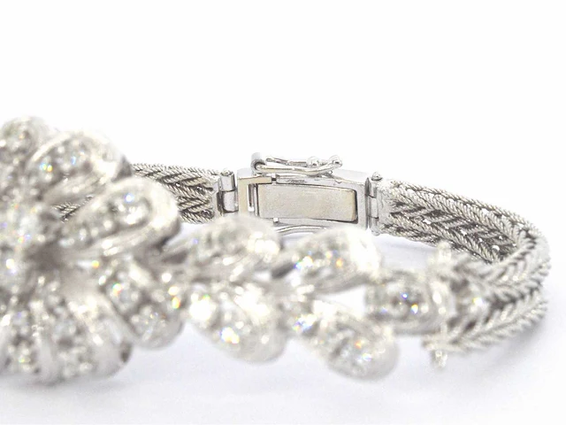 Witgouden armband diamant exclusief - afbeelding 7 van  9