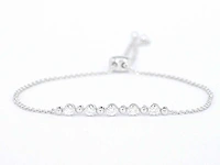 Witgouden armband diamant
