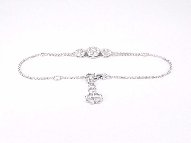 Witgouden armband diamanten - afbeelding 4 van  7