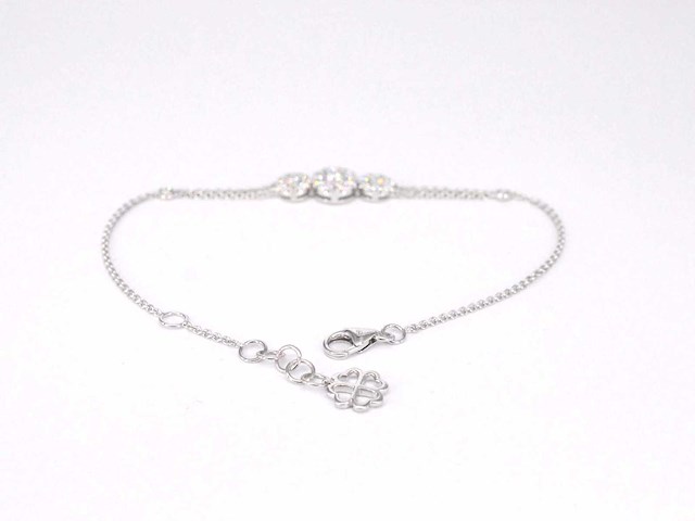 Witgouden armband diamanten - afbeelding 5 van  7