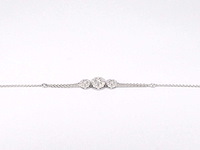 Witgouden armband diamanten - afbeelding 6 van  7