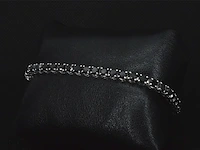 Witgouden armband met 15.00 carat zwarte briljant geslepen diamanten - afbeelding 9 van  11