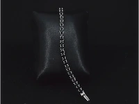 Witgouden armband met 15.00 carat zwarte briljant geslepen diamanten - afbeelding 10 van  11
