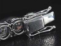 Witgouden armband met 18.00 carat briljanten - afbeelding 9 van  9