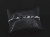 Witgouden armband met 7.00 carat zwarte briljant geslepen diamanten - afbeelding 6 van  8