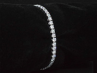 Witgouden armband met briljant geslepen diamanten 6.56 carat - afbeelding 5 van  8