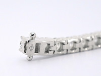 Witgouden armband met briljant geslepen diamanten 9.00 carat - afbeelding 3 van  13